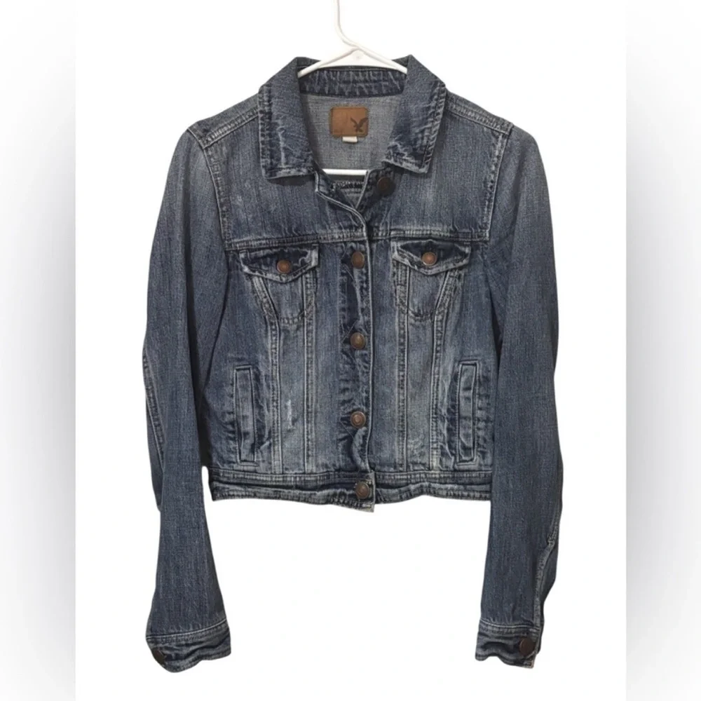 American Eagle Denim Jean Jacket Sz S